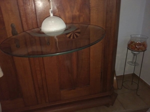 Designer Deckenlampe Opalglas mit Trafo Bild 1