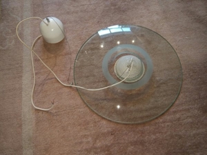 Designer Deckenlampe Opalglas mit Trafo Bild 2