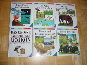 5 X Farbiges Wissen 1 X Lexikon A-Buch Ravensburger Buchverlag - 1991-1992 Bild 2
