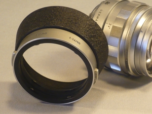 Leica Summilux M1,4 50 chrom mit Gegenlichtblende wie neu Bild 6