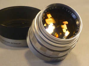 Leica Summilux M1,4 50 chrom mit Gegenlichtblende wie neu Bild 5