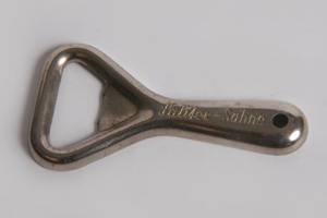 Flaschenöffner Kapselheber Metall Saliter Sahne Werbung Sammelobjekt 60/70 er