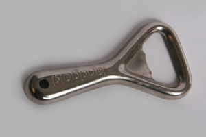 Flaschenöffner Kapselheber Metall Landgold Werbung Sammelobjekt 60/70 er