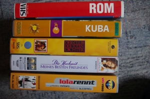 15 VHS-Kassetten, Spielfilme, Reisen, Modellbahn u.a. Bild 3