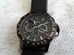 TCM Sky Diver Tag Datum Herrenuhr Bild 2