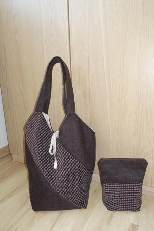 Set Shopper XL mit Täschchen Umhängetasche Freizeit Badetasche