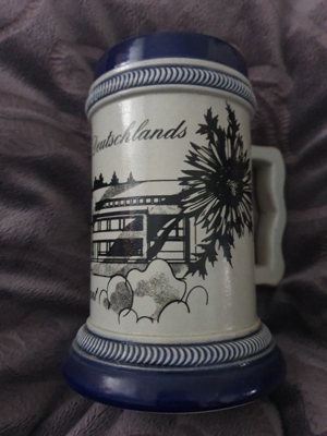Schöner Bier Krug von Hotel Höhenrestaurant Klippeneck unbenutzt Bild 2