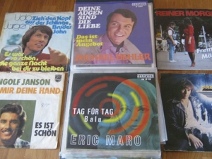 20 x 7" Singles im ALBUM - Deutsche Titel ab den 60er - alle mit PC Bild 1