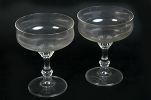 2 Cocktailgläser Likörschalen Likörgläser Stilgläser DDR 70er