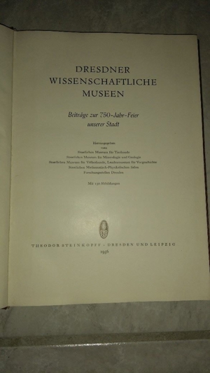 Buch Dresdner Wissenschaftliche Museen Bild 3