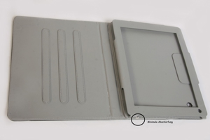 Orig.TERRA Tablet Cover Schutzhülle Leder schwarz ca.18x24 cm Bild 6