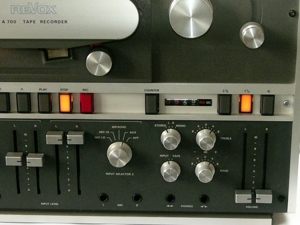 ReVox A700 Tonbandmaschine revidiert mit Rechnung und Plexiglashaube Bild 2