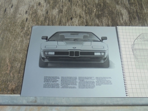 ORGINAL BMW M1 LUXUS PRESTIGE TRANSPARENTCY PROSPEKT Bild 4