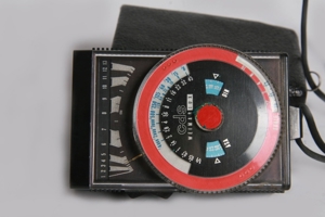 Weimarlux CDS Belichtungsmesser DIN/ASA m.Tasche DDR vintage