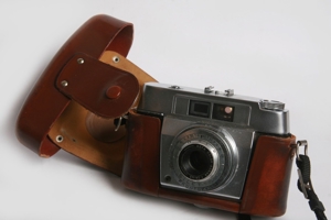Agfa Silette Prontor SVS 2,8/45mm Agnar m. Leder-Tasche analog vintage