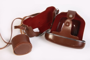 Kodak Retina Automatic II (Typ 032) Xenar 2,8/45mm Schneider-KB-Analogkamera-Ledertasche