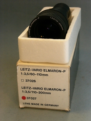 Leica Vario Elmaron P 3,5 110 bis 200mm Objektiv für Diaprojektoren im Karton Bild 2