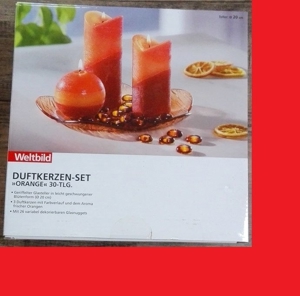 Duftkerzen Set Orange 30tlg. NEU OVP