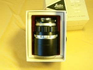 Leica Telyt 1:4/200 Objektiv für Visoflex im Karton neuwertig Bild 2