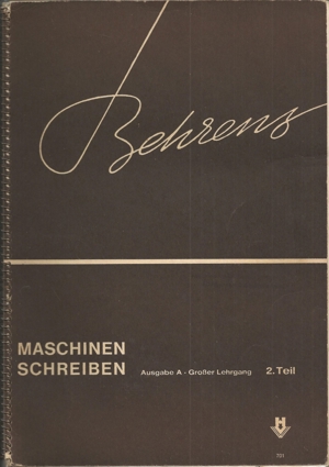 Schulbücher Deutsch- und Maschinenschreiben 1970 Bild 4
