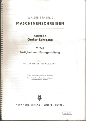 Schulbücher Deutsch- und Maschinenschreiben 1970 Bild 5