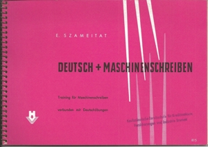 Schulbücher Deutsch- und Maschinenschreiben 1970 Bild 1