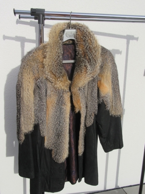 Grisfuchs-Pelzjacke