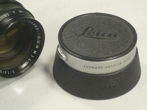 Leica Summilux M 1,4/50 black paint von 1960 sehr selten im Originalkarton Bild 7