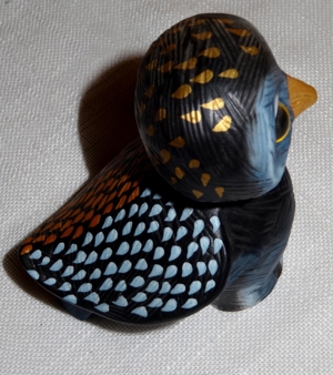 Wundervolle Goebel Alba Rosina Wachtmeister Eule, (Gold) GOE Bild 7