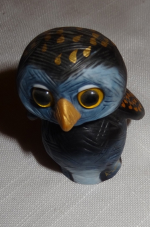 Wundervolle Goebel Alba Rosina Wachtmeister Eule, (Gold) GOE Bild 2