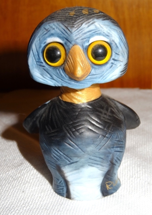 Wundervolle Goebel Alba Rosina Wachtmeister Eule, (Gold) GOE Bild 4