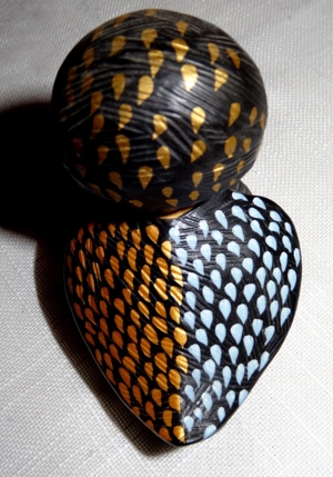 Wundervolle Goebel Alba Rosina Wachtmeister Eule, (Gold) GOE Bild 9