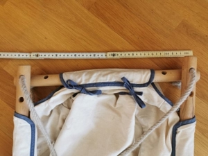 Baby Hänge Schaukel, Hängematte 100 % Baumwolle Bild 14
