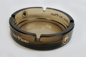 Aschenbecher Rauch-Glas (Colour Art Photo( 14,5 Werbung Sammler 70er