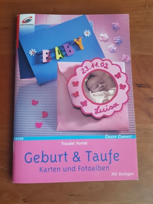 Geburt und Taufe: Karten und Fotoalben