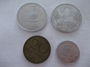 DDR Geldscheine/Banknoten und Münzen Bild 2
