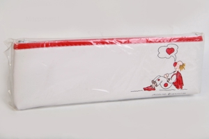 Mäppchen Reißverschlußtasche Clownmotiv (Jaccolino( Stifte-Makeup neuwertig