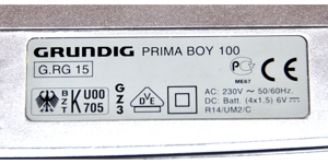 Grundig portables Radio PRIMA BOY 100 Bild 2