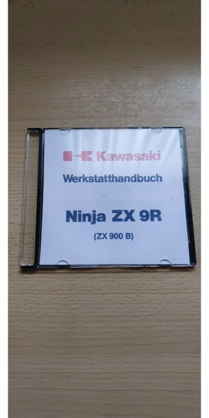 Kawasaki ZX 9R Werkstatthandbuch-CD (deutsch) ZX 9R (ZX 900B)