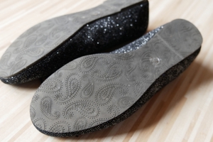 -52% *NEU* Ballerina, schwarz mit Glitzer, Gr. 37 Bild 3