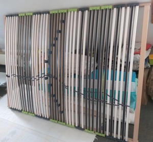 7 Zonen Buche Lattenrost Lattenrahmen 42 Leisten DaMi "Relax" Buche 1.40x2.00m