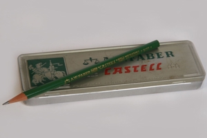 Blechdose A.W.FABER CASTELL Bleistiftfabrik Stein/Nbg.m.1 Kopierstift vintage 50/60er