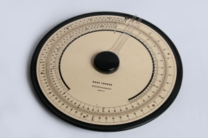 Rechenscheibe Hans Tröger Kirchenthumbach/ Nr.1 Kaufmann 50er XL Ø 30 cm