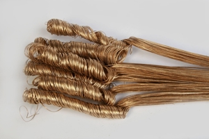 Twisted Tamboo Curli Spiralen gold-bronce Trockengras Locken Naturdeko Floristikbedarf