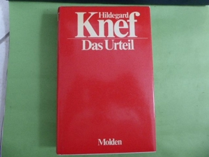 Hildegard Knef Das Urteil ISBN 3-217-00654-2