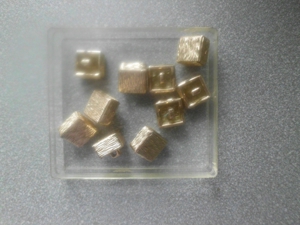 Vintage Knöpfe goldfarben 60er Jahre