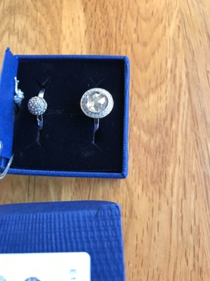 Ring Set Swarovski Cryssha Grösse 58 NEU Bild 2