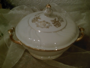 alte Porzellan Suppenterrine Suppenschüssel