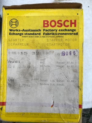 Bosch Anlasser 0986015 320 12 V 1,70 KW Bild 2