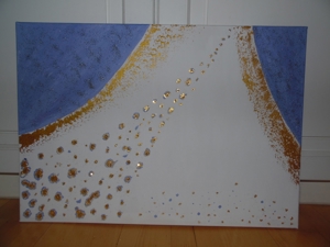 Bild Acryl auf Leinwand mit Struktur *handgemalt*